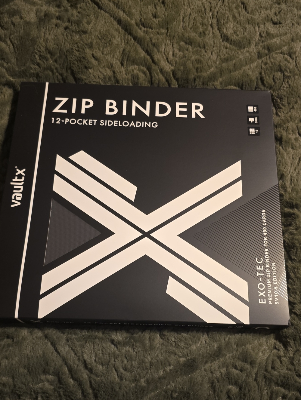 Zip Binder SV10.512-Pocket (NEW) Inspired by the Black Bolt & White Flare
